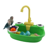 Bird Bathing Toy Delicate Craft Large Capacity Parrot Bathing Toy Parrot Bath Box Shower Tub for Pet Bird Bathing Toy bath