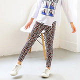 Pants Baby Korean Style Leggings Spring Autumn Children's Elastic Leopard Printed Pant Teens Fashion Clothing girls short