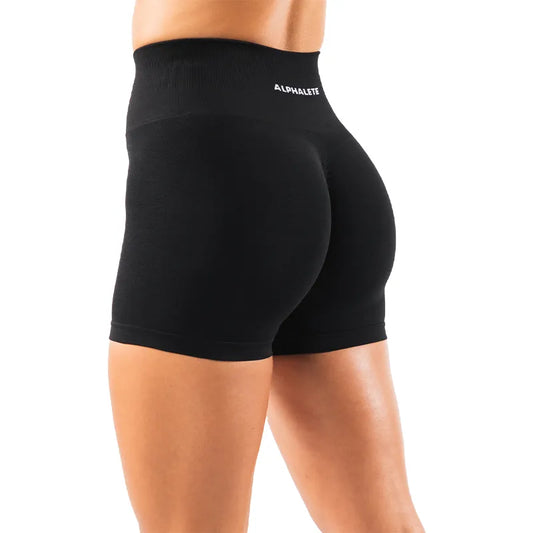 New  Spandex Amplify Seamless Amplify Shorts Woman Soft Workout Tights Fitness Outfits Yoga Pants Gym Wear Women Short