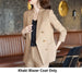 Khaki Blazer Coat