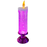 Rechargeable Color Electronics LED Waterproof Candle With Glitter Color Changing LED Candle Home Decoration Velas Bougies Et Supports Lighting - electronics showpiece - wireless - smart home - bedding
