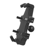 Motorcycle Bicycle Spring Loaded Phone Cradle Holder with 1 inch Ball Head Adapter for 4.7-7.2" Cell Accessories