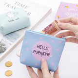 Canvas Coin Purse Card Key Mini Purses Pouch Girl Kids Children Cute Small Zipper Coin Purse Card Holder Wallet Bag Case women purse