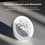 Xiaomi Qingping Thermometer Hygrometer Support Bluetooth Electronics Ink Screen Sensors Work With Apple Homekit Thread wireless - bedding - Smart Home - Electronics Showpiece