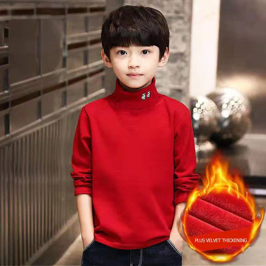 Children's Sweater High-neck Sweatshirts for Turtleneck Clothing Knitted Sweater for Boys Clothing
