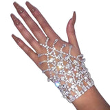 Fashion Tassel Rhinestone Hand Bracelets for Women Bohemian Crystal Finger Ring Bracelet Bangle Charm Jewelry - Women Jewellery - Girl Jewellery - Women Accessory - Girl Accessory