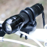 Bicicleta Bike Bicycle L Cycling Lamp LED flashlight bracket  clip Bicycle Lights Mount  LED Torch Light Holder Light Clamp Lighting sports