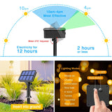 Outdoor LED Solar Fairy Lights Christmas Decoration Waterproof Solar Garland 8Mode Lights For Xmas Party Patio Balcony Yard Decoration