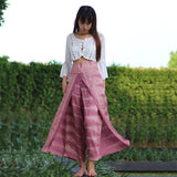 Woman Casual Slit Wide Leg Pants Boho Yoga Pants Hippie Bohemian Pilate Summer Beach Elastic Closure High Waist Baggy Women Trousers