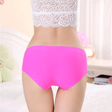 Women's Briefs Stretching Boyshort Plus Size High Waist Underwear Female Sexy Ultra-Thin Panties Seamless Pants - Women Lingerie - Women Panty - Women Sleep