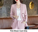 Pink Blazer Coat