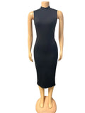 WJFZQM Basic Elegant Bodycon Maxi Dress Sexy Sleeveless Backless Ruched Dress Streetwear Summer Y2K Women Casual Clothing