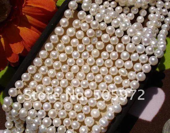 Real Pearls, Long Sweater Jewelry Winter/Spring/Summer/Autumn Pearl Necklace Knotted Costume Jewellery - Women Jewellery - Girl Jewellery - Women Accessory - Girl Accessory