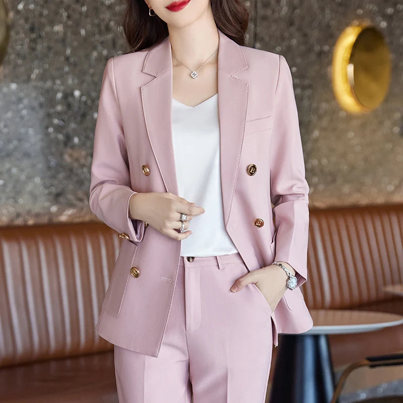 Formal Professional Office Business Suits with Pants and Jackets Coat for  Work Wear OL Styles Female Blazer Trousers Sets women suiting