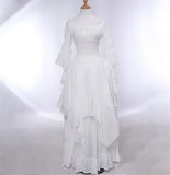 Vintage Victorian Medieval Dress Renaissance Black Gothic Dress Woman Cosplay Halloween Costume Princess Gown Women Plus Size Clothing - Women Prom