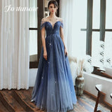 Sparkly Sweetheart Dress Woman Off The Shoulder A-Line Illusion  Tulle Graduation Formal Party Gown Homecoming Floor-Length women prom - women contemporary