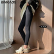 BIVIGAOS 2025 Autumn Sharkskin Leggings Women High Waist Tight Pressure Shaping Push Up Leggings Sexy Fitness Yoga Sport Legging