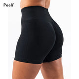 Amplify Contour Scrunch Butt Seamless Shorts High Waist Gym Shorts  Booty Workout Yoga Short Women Athletic Clothing