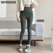 BIVIGAOS 2025 Autumn Sharkskin Leggings Women High Waist Tight Pressure Shaping Push Up Leggings Sexy Fitness Yoga Sport Legging