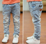 Kids Big Long Stretch Joker Spring Pencil Loolike Autumn Denim For Boys Jeans