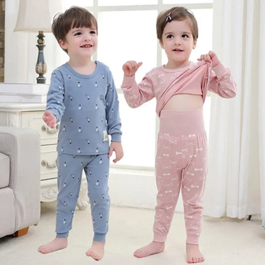 Kids Baby Girl Winter Cotton Sets Children Homewear Pajamas for Boy Pyjamas Kids Nightwear 2-6T Toddler Boys Sleepwear - Girls Sleepwear