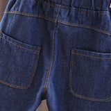 Kids Harem Cotton Joggers Vintage Fashion Style Bottoms Boys Jeans