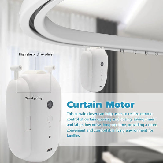 Voice Tuya Smart Curtain Swithbot Electric Curtain Robot APP Timing Control Alexa Google Bluetooth - Smart Home