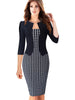 Blk and houndstooth
